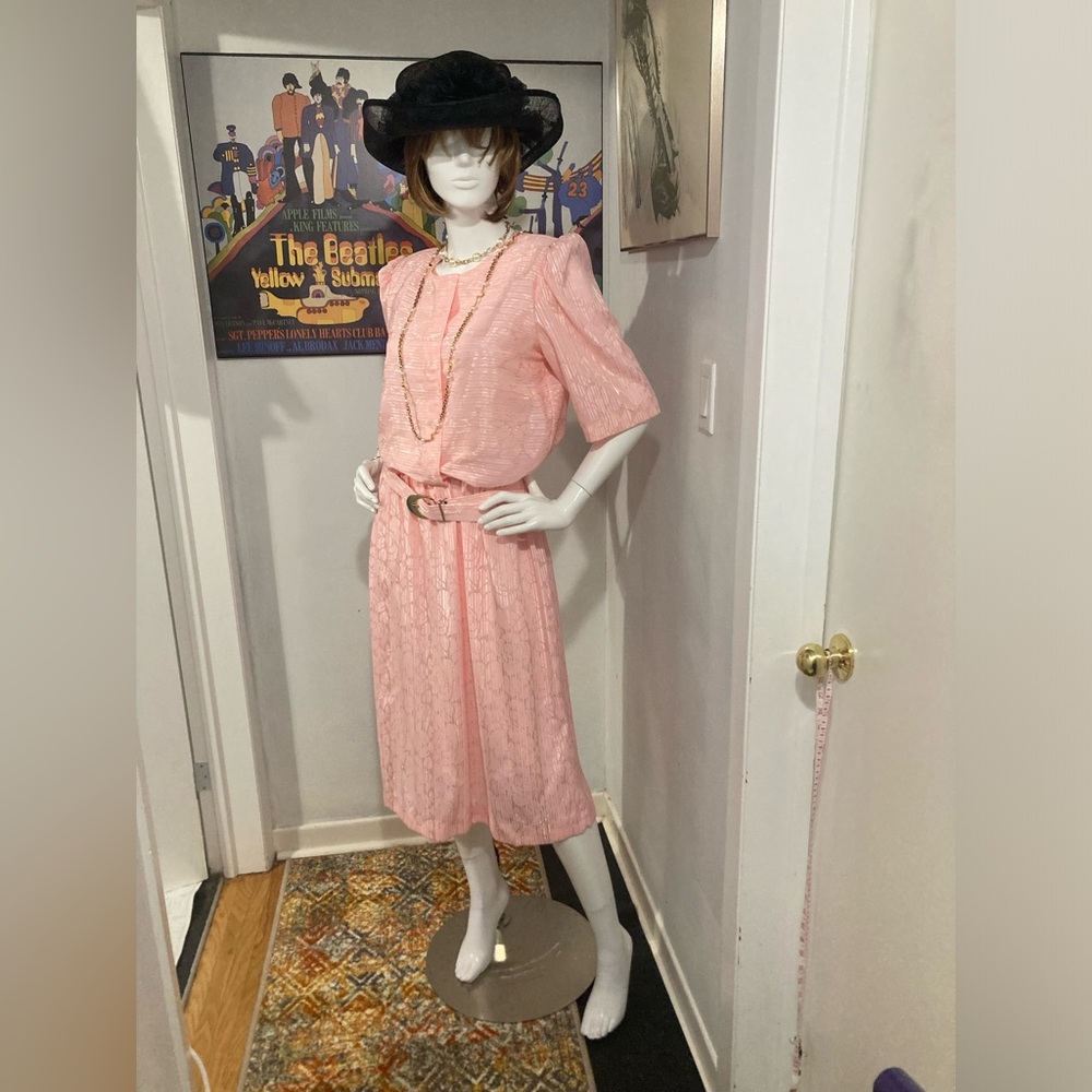 Vintage Pink 80s Dress - Perfect John Hughes Prom Look
